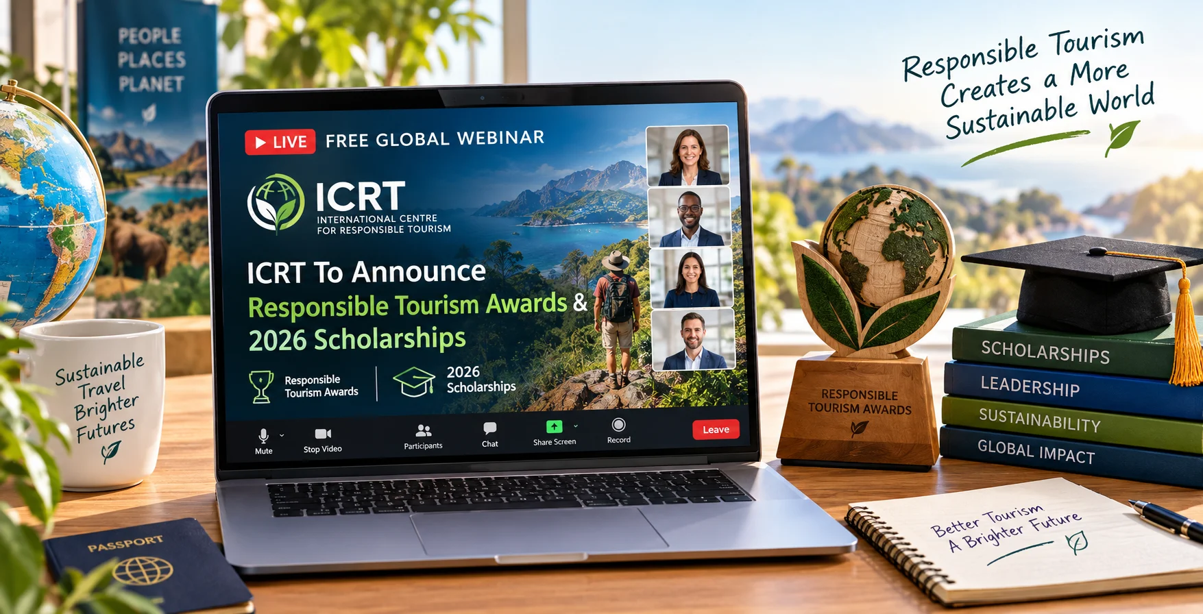 Free Global Webinar: ICRT To Announce Responsible Tourism Awards & 2026 Scholarships
