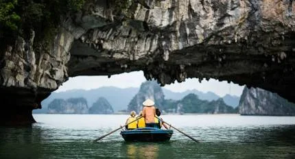 The iconic limestone karsts of Ha Long Bay remain a timeless magnet for global travelers.. Source: Vietnam Tourism