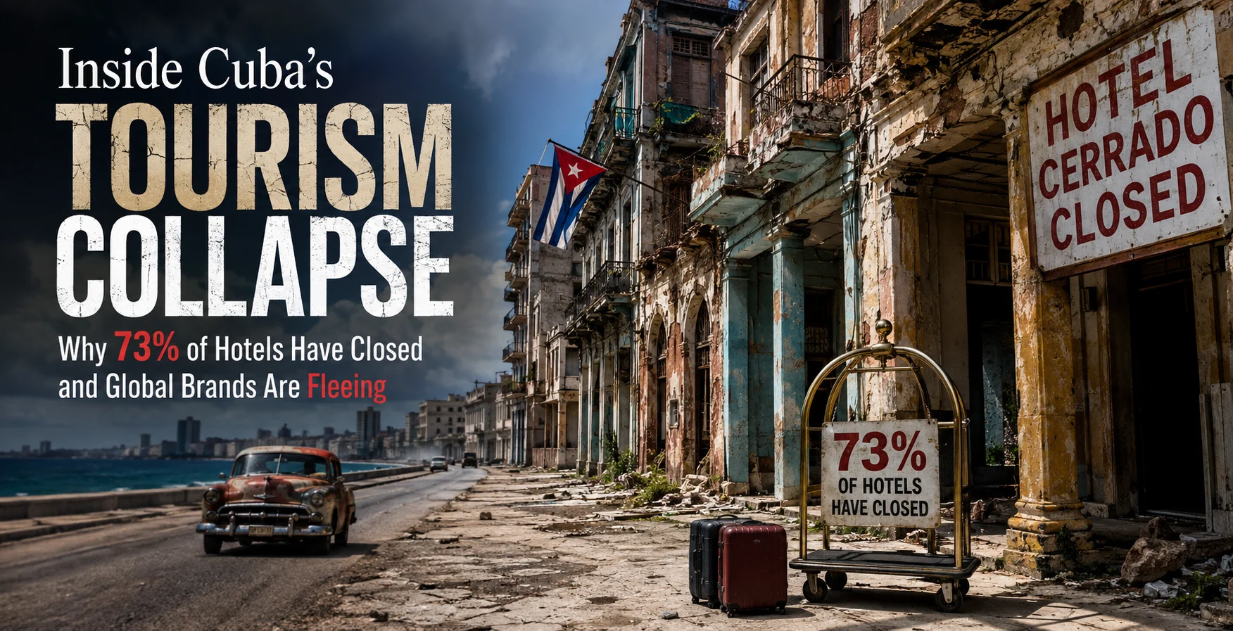 Inside Cuba’s Tourism Collapse: Why 73% of Hotels Have Closed and Global Brands Are Fleeing